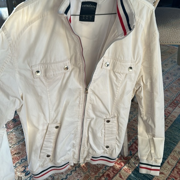 White Men’s Sports Jacket - Picture 3 of 7